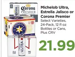 Food 4 Less Michelob Ultra, Estrella Jalisco or Corona Premier offer