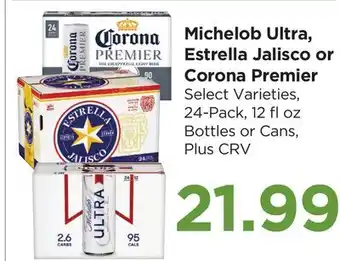 Food 4 Less Michelob Ultra, Estrella Jalisco or Corona Premier offer