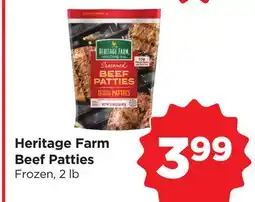 Food 4 Less Heritage Farm Beef Patties offer