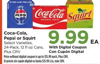 Food 4 Less Coca-Cola, Pepsi or Squirt offer