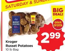 Food 4 Less Kroger Russet Potatoes offer