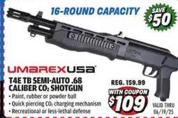 Big 5 Umarex T4E TB Semi Auto .68 Caliber Shotgun offer
