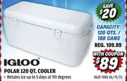 Big 5 Igloo Polar 120-Qt. Cooler offer