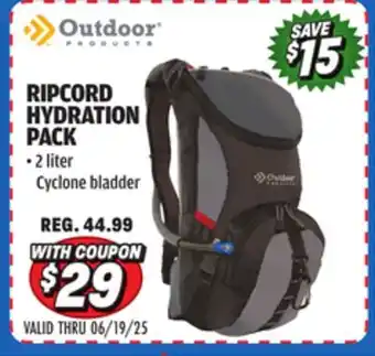 Big 5 Outdoor Products Ripcord Hydration Pack offer