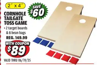Big 5 Wild Sports Regulation Width and Length Wood Cornhole Game offer