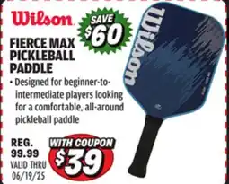 Big 5 Wilson Fierce Max Pickleball Paddle offer