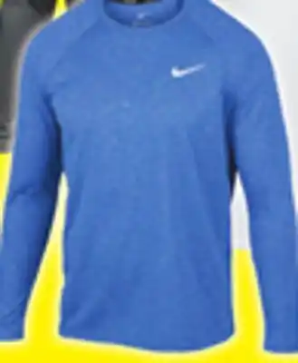 Big 5 Nike Men's Long-Sleeve Hydroguard Heather Swim Tee offer