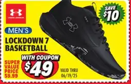 Big 5 Under Armour Lockdown 7 Men's Basketball Shoes offer