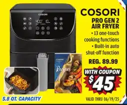 Big 5 Cosori Pro Gen 2 Air Fryer 5.8 Quart offer