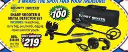 Big 5 Bounty Hunter Sharp Shooter II Metal Detector Combo offer