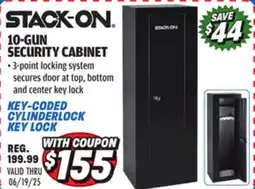 Big 5 Stack-On 10 Gun Security Cabinet offer