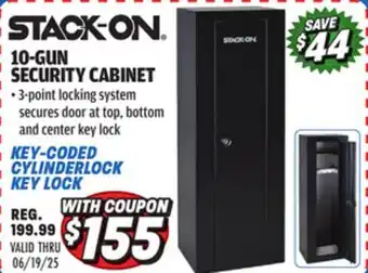 Big 5 Stack-On 10 Gun Security Cabinet offer