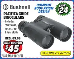 Big 5 Bushnell Pacifica Guide 10x42mm Binoculars offer