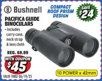 Big 5 Bushnell Pacifica Guide 10x42mm Binoculars offer