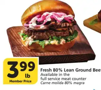 Vons Fresh 80% Lean Ground Beef offer