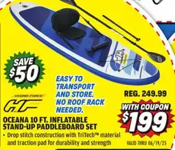 Big 5 Hydro-Force Oceana 10' Inflatable Convertible Stand-Up Paddleboard Set offer