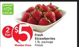 Vons Fresh Strawberries offer