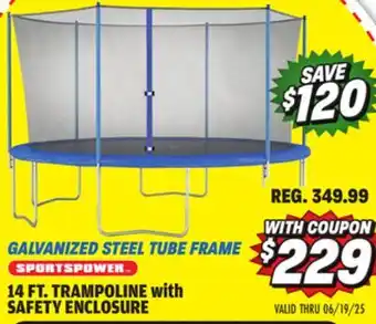 Big 5 Sportspower 14' Trampoline with Safety Enclosure offer