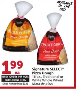 Vons Signature SELECT Pizza Dough offer