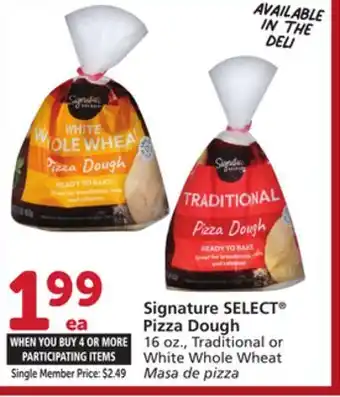 Vons Signature SELECT Pizza Dough offer