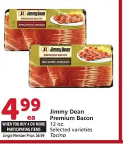 Vons Jimmy Dean Premium Bacon offer