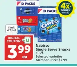 Vons Nabisco Single Serve Snacks offer