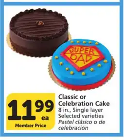 Vons Classic or Celebration Cake offer