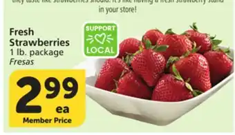 Vons Fresh Strawberries offer