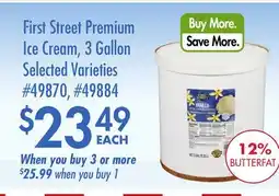 Smart & Final First Street Premium Ice Cream offer