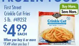 Smart & Final First Street Crinkle Cut Fries offer
