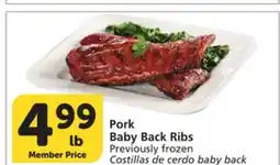 Vons Pork Baby Back Ribs offer