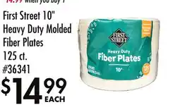 Smart & Final First Street Heavy Duty Molded Fiber Plates offer