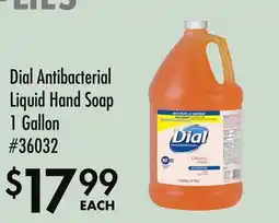 Smart & Final Dial Antibacterial Liquid Hand Soap offer