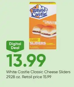 Stater Bros White Castle Classic Cheese Sliders offer