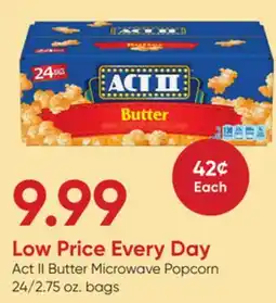 Stater Bros Act II Butter Microwave Popcorn offer