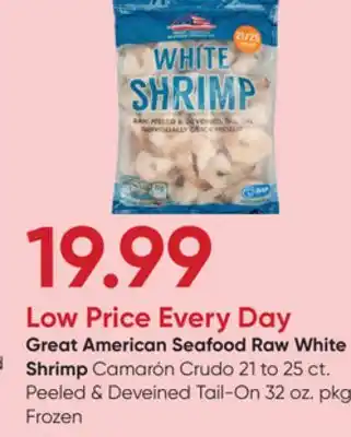 Stater Bros Great American Seafood Raw White Shrimp offer