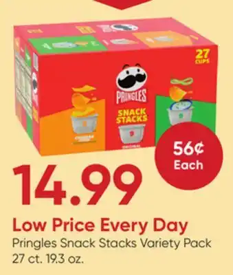 Stater Bros Pringles Snack Stacks Variety Pack offer