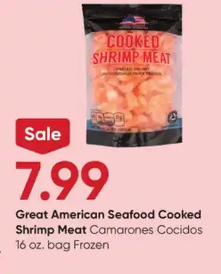 Stater Bros Great American Seafood Cooked Shrimp Meat offer