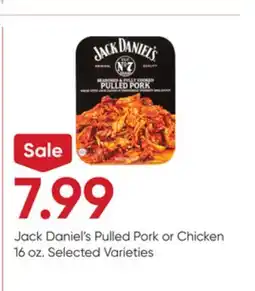 Stater Bros Jack Daniel's Pulled Pork or Chicken offer
