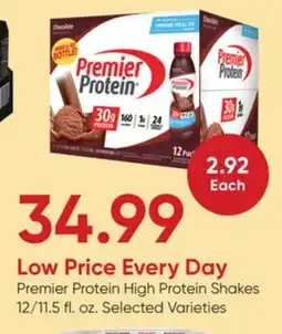 Stater Bros Premier Protein High Protein Shakes offer