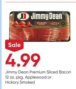 Stater Bros Jimmy Dean Premium Sliced Bacon offer