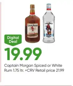 Stater Bros Captain Morgan Spiced or White Rum offer