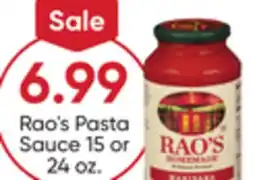 Stater Bros Rao's Pasta Sauce offer