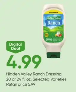 Stater Bros Hidden Valley Ranch Dressing offer