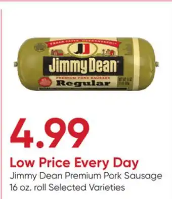 Stater Bros Jimmy Dean Premium Pork Sausage offer