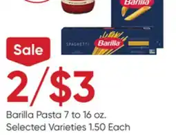 Stater Bros Barilla Pasta offer