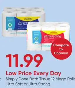 Stater Bros Simply Done Bath Tissue offer