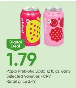 Stater Bros Poppi Prebiotic Soda offer