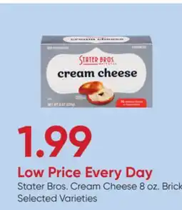 Stater Bros Stater Bros. Cream Cheese offer