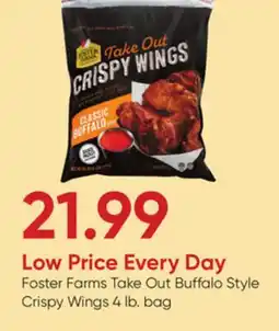 Stater Bros Foster Farms Take Out Buffalo Style Crispy Wings offer